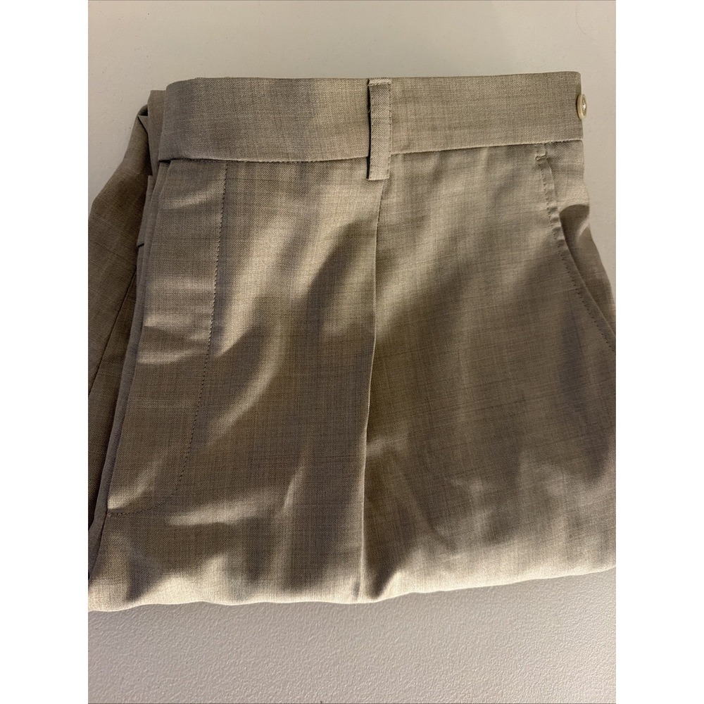 H.M. Cole Bespoke Clothing Tan Pleated Dress Pants Trousers Men's 40x32 Custom